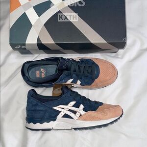 ASICS KITH (KXTH) Gel Lyte 5 Men's Dark Blue and Slamon Suede Size 9.5